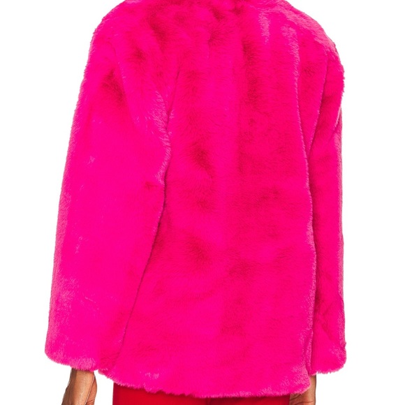 NWT Lovers + Friends Zoe Faux Fur Coat - Picture 7 of 14